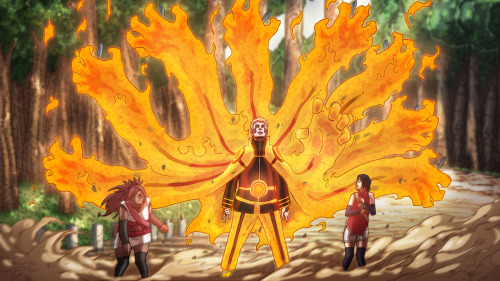 My favorite panel from Naruto Gaiden 4 coloured #naruto#Uzumaki#Hokage#Sarada uchiha#chouchou akimichi