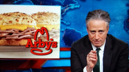 inothernews:  Guess who took Jon Stewart’s slams in stride and used those clips in a touching farewell ad to… Jon Stewart? 