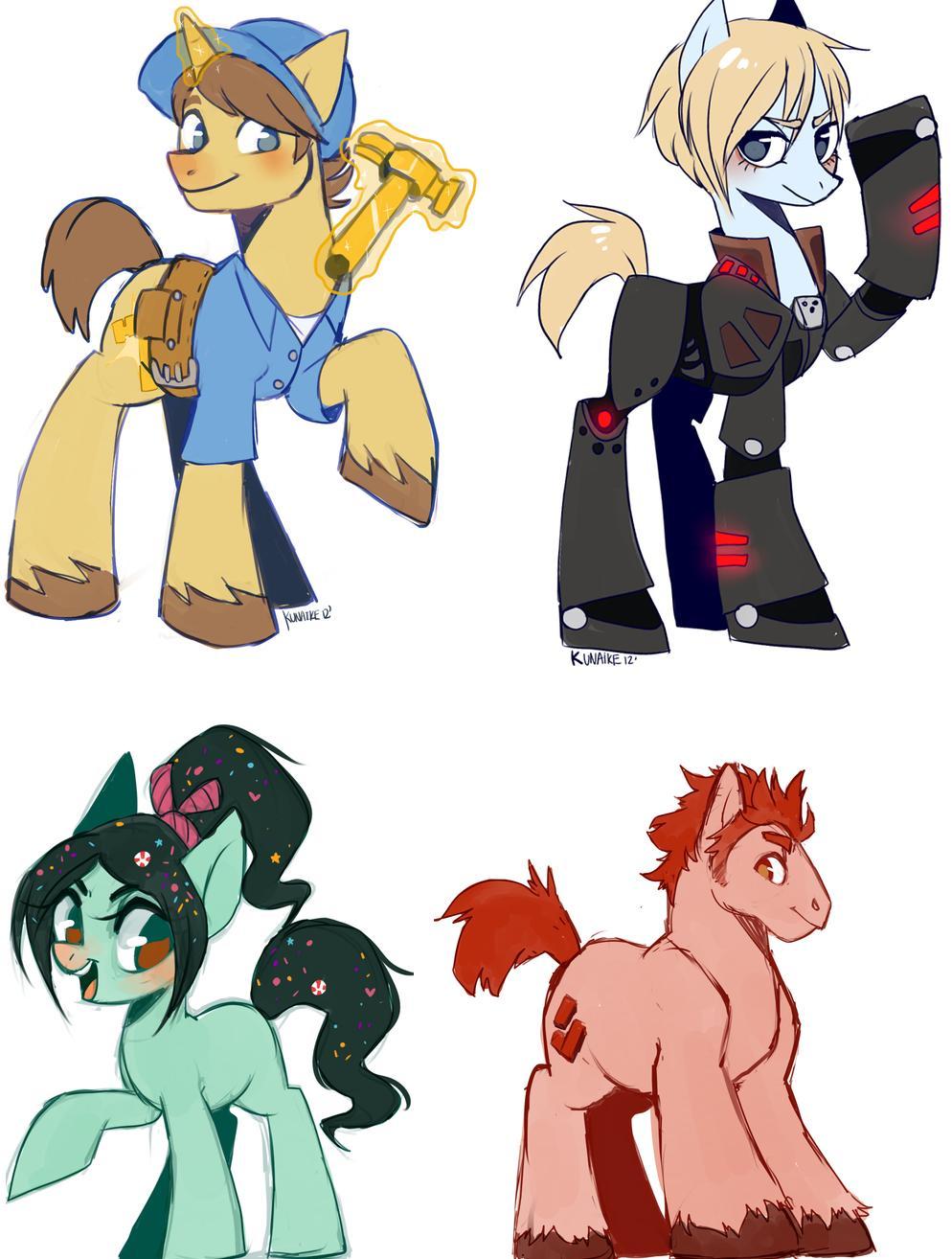 ponyartgallery:  Wreck It Ponies By Sharpasakunaike http://sharpasakunaike.tumblr.com/tagged/mlp/page/2