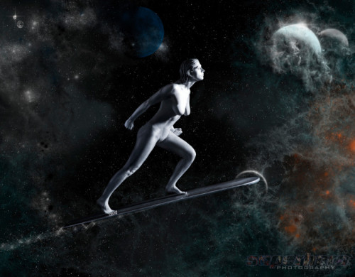 demonsee:  (NSFW) Silver Surfer Cosplay by:Freddie Nova 