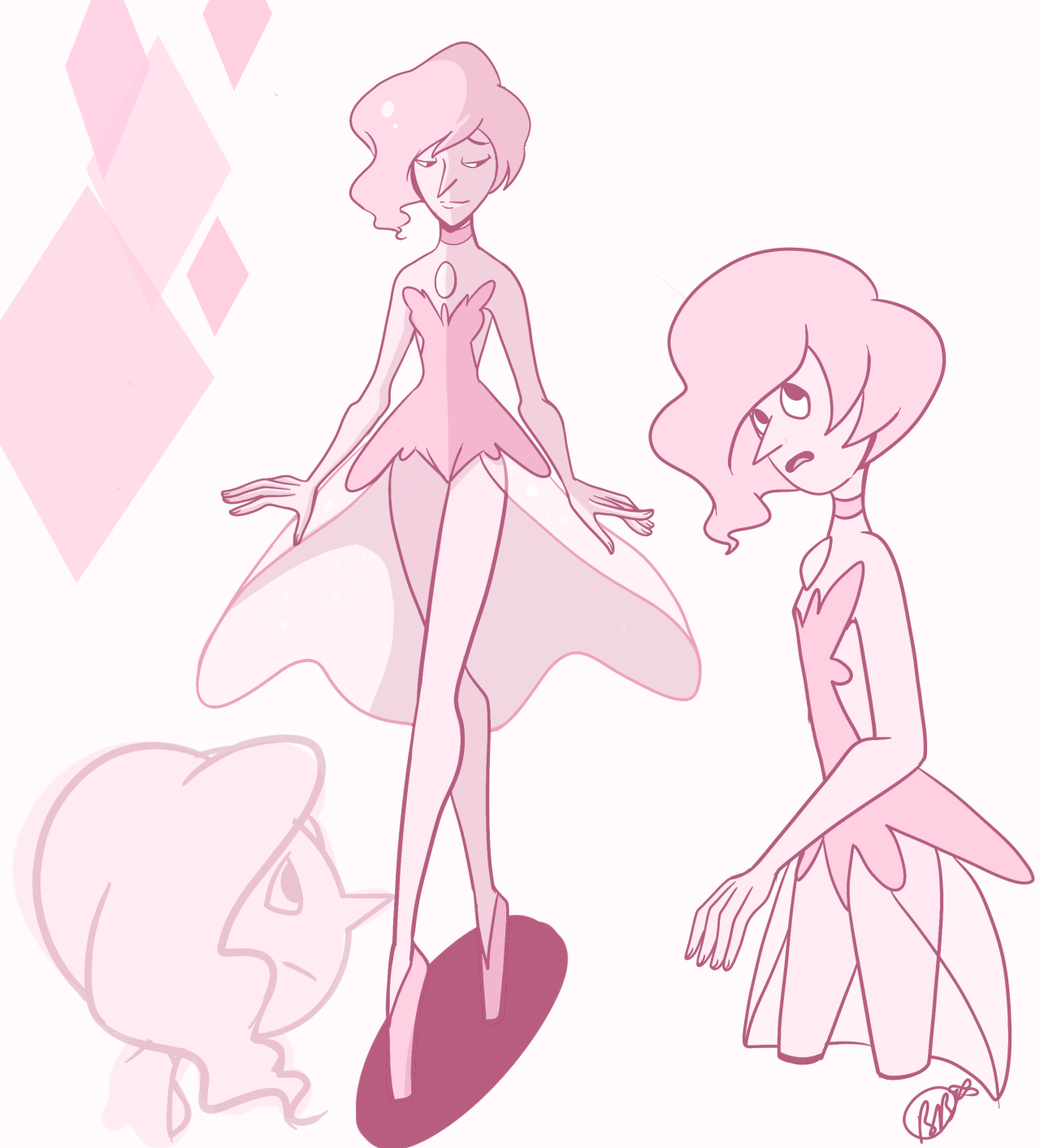 littlebbartblog:  A pink Pearl: by BB/ littlebbartblog Seeing these pearls in this