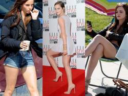 starprivate:  Emma Watson 3 times leggy