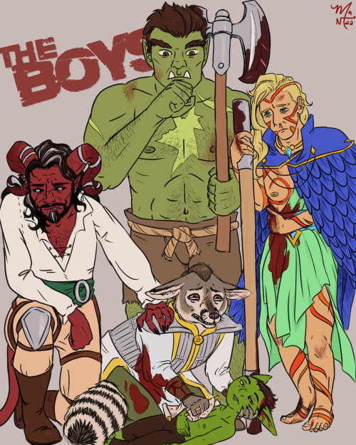 After The Devourer Fight, Based On A Joke Drawing By @macksarts.Old Wounds. This Was Probably My 4th