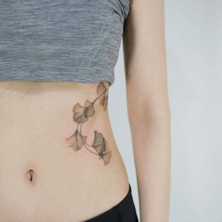 Buy Gingko Leaf Temporary Tattoo Large and Small Skin Decal Online in India   Etsy