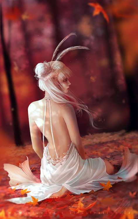 art-of-cg-girls:  Autumn Love by Nicole Altenhoff