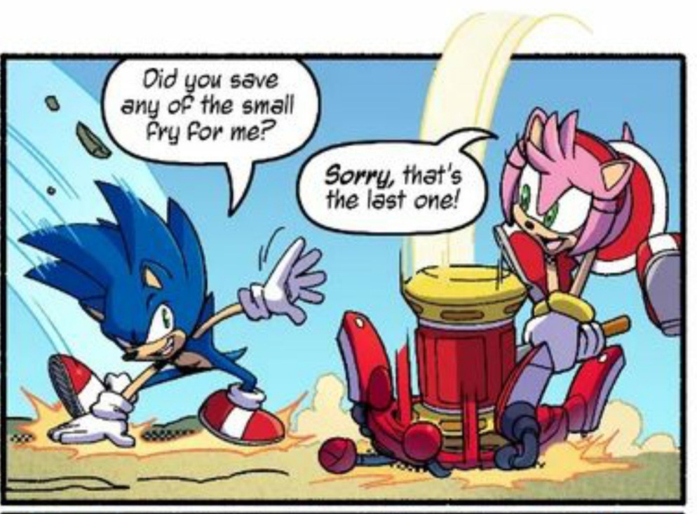 Everything SonAmy (Sonic x Amy comic dubs) 