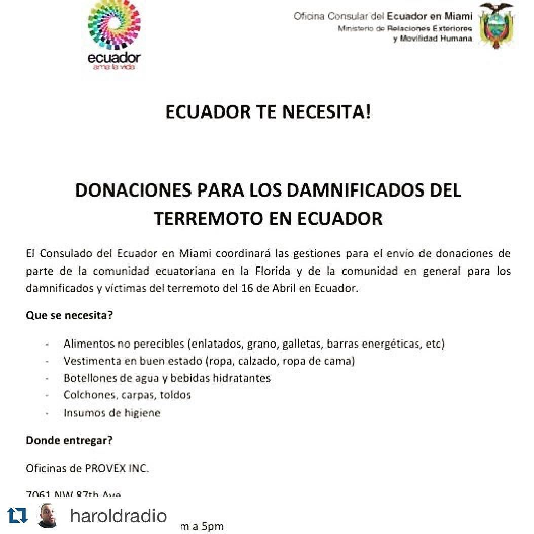 #Repost @haroldradio with @repostapp. ・・・ Si puedes aquí tiene la información