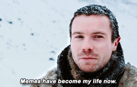 gendry:Once you give something to Internet, it then belongs to the Internet and I then belonged to t