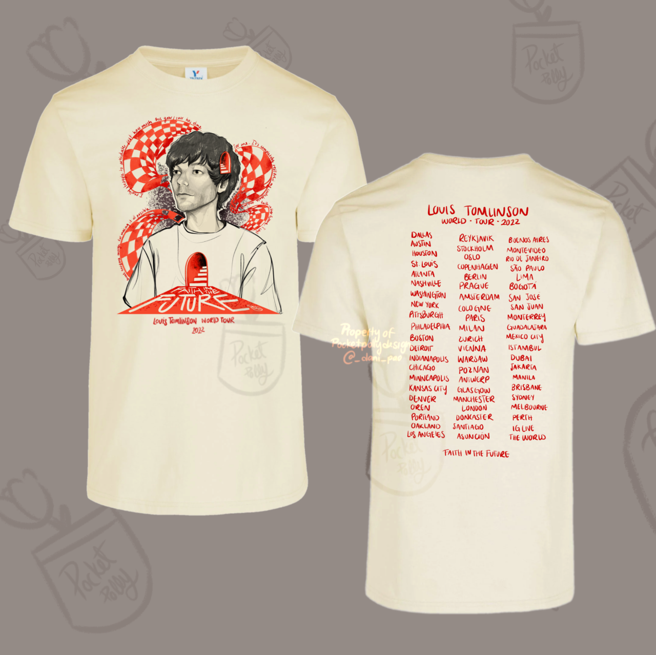 Louis Tomlinson Fuck You Hand Tattoos 28 T-Shirt Wineasspuffpass - AFCMerch