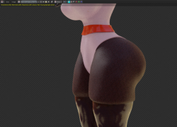 endlessillusionx: WIP preview  I didn’t Match Her face style to the original  on Purpose  Rigging Right now  https://www.patreon.com/endless 