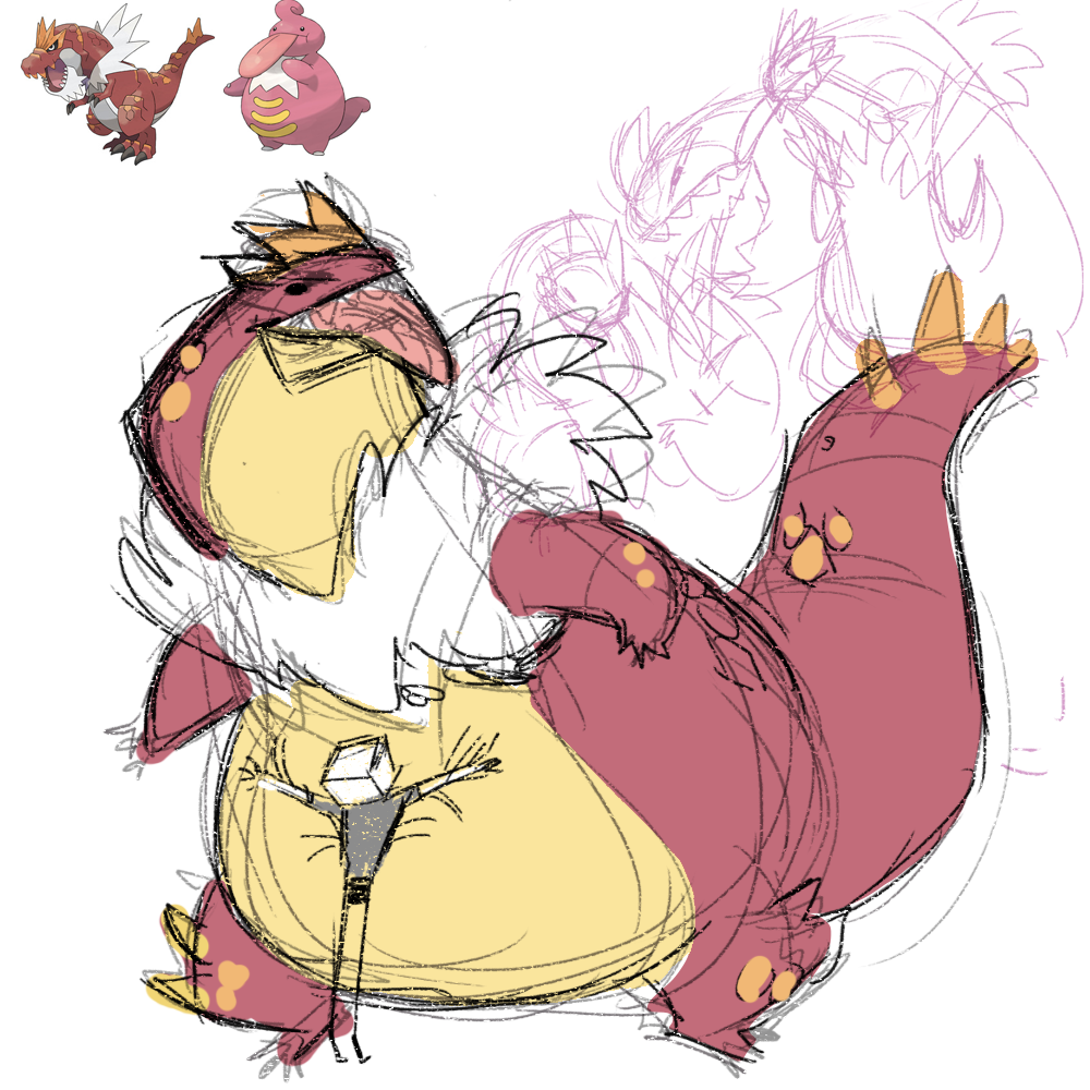 thefairygodmonster:  The results of today’s streams. These are really rough concepts