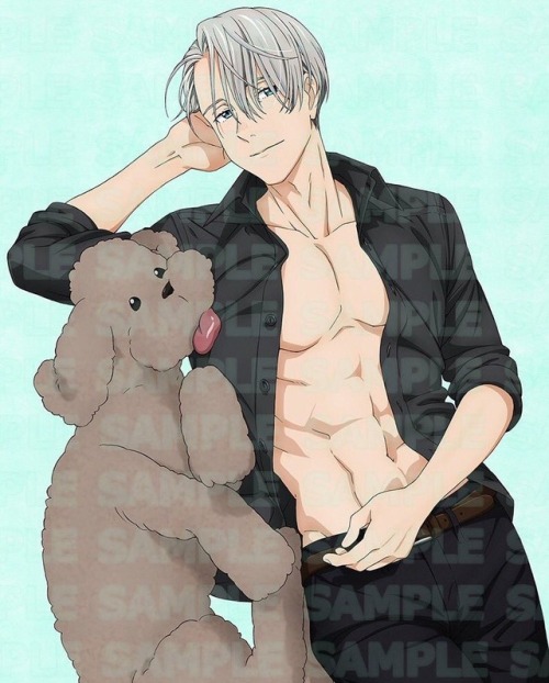 randomsplashes:    i’ve seen god and it’s victor nikiforov lying in bed with rumpled clothes showing off his chest   🔥   🔥   🔥    