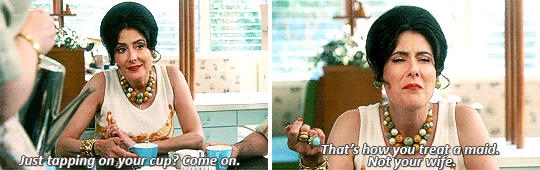 jodiescomer:Okay. See, this is my fault. See, I bought Shelia a copy of The Feminine Mystique; I tho