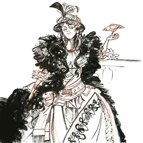 Trying to become less self-conscious about posting things that I make in my sketchbook! Here’s