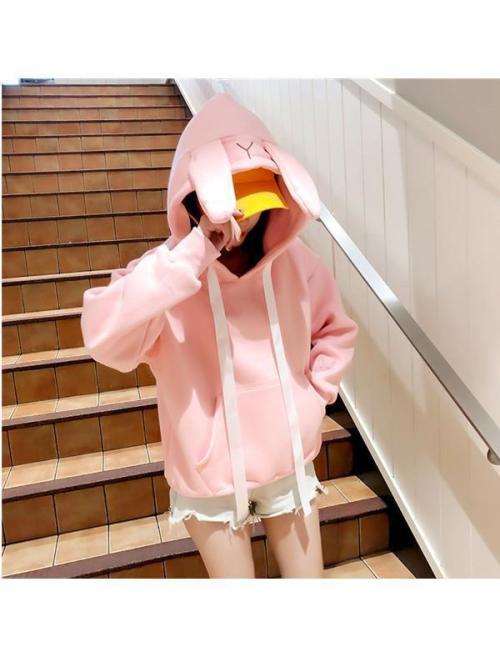 Kawaii Bunny Ears Pink Hoodie starts at $33.90 ✨✨ Lovely, isn’t it? 