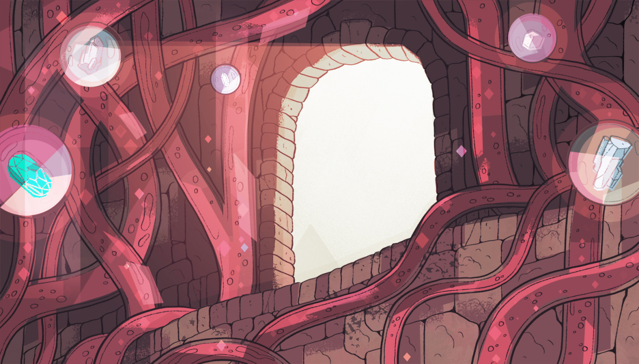 A selection of Backgrounds from the Steven Universe episode: Monster Buddies Art