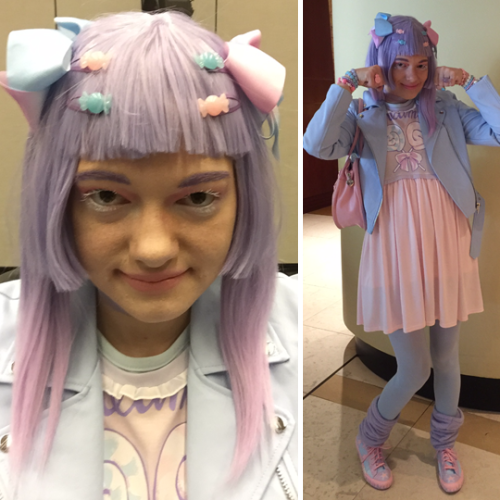 Last week I went to Phoenix Comicon and wore menhera and yume kawaii outfits.Menhera credits:Sweater