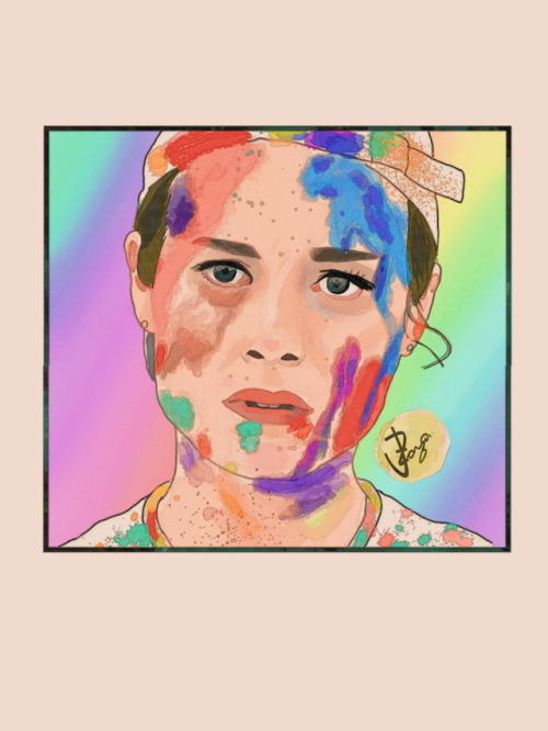 Drawing Of Brie Larson Created On My Phone. So Excited For Unicorn Store 