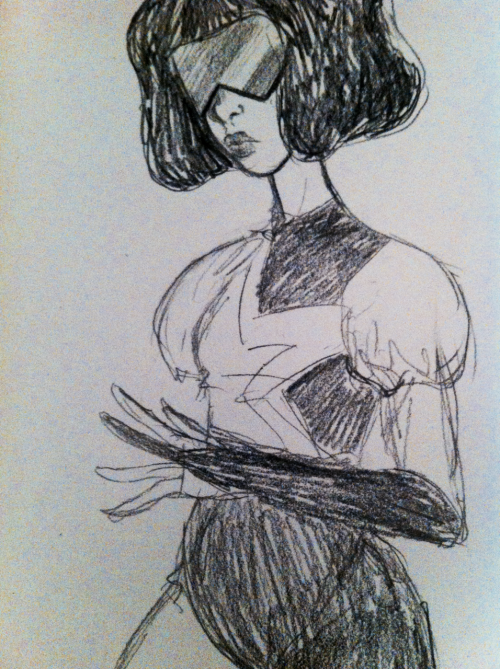 giorn0:  ahh yes the classic “shitty unfinished sketch of a person facing the left, with a neutral expression”