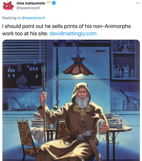 officiallordvetinari:So apparently the Animorphs cover artist also made that amazing series of wizard pictures?? And he sells prints of both? His Etsy store is here and the other link is here.