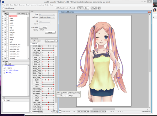 Live 2d cubism. Live 2d программа. Live2d. Live2d Cubism Editor.