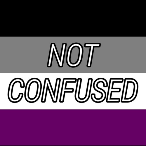 genderqueerpositivity: (Image description: six images with the asexual flag as a background and text