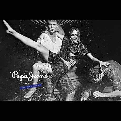 #MadeForMischief @PEPEJEANS campaign shot by Mario Sorrenti. #MyPepeJeans