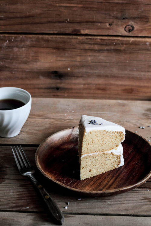 grayskymorning:Lavender Vanilla Bean Cake