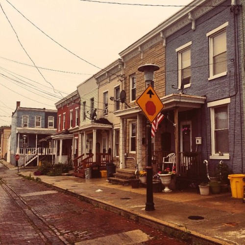 Porn Pics driftingfocus:  Alley houses.  A Baltimore