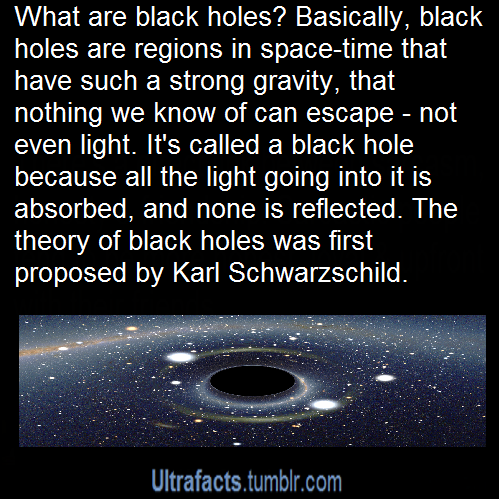 akira-korai-san:  ultrafacts:  Facts about black holes by Ultrafacts  Fun Fact: You’d