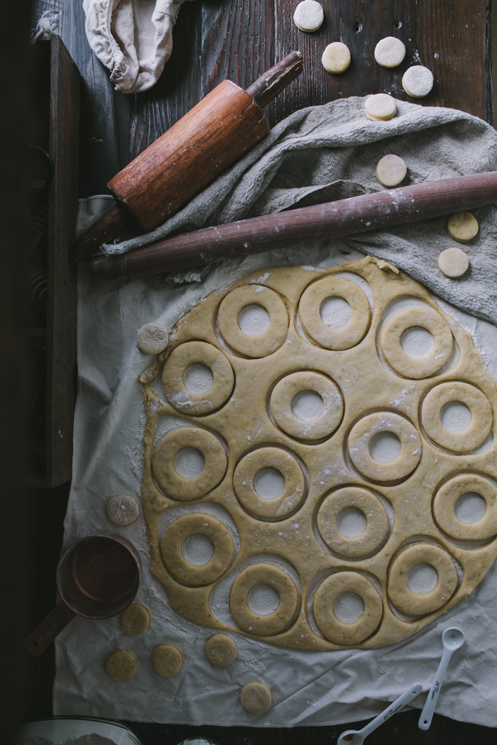 deliciousanddivine:  sweetoothgirl:    Buttermilk Rosemary Donuts + Balsamic Pomegranate