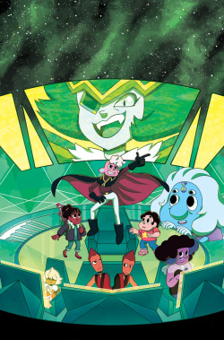 bismuth:  While on a visit to Lars and the Off Colors, Steven and Connie get more than they bargained for when an escape from Emerald doesn’t go exactly as planned. Contains extra story content!The issue of the ongoing SU comic set to release in February