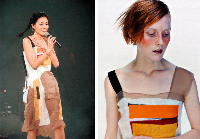 wongfei:  who faye wongwear dress (martine sitbon)where scenic tour hong kongwhen 1998