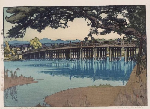 Hiroshi Yoshida 吉田 博 (1876 - 1950) - Seta Bridge 1933