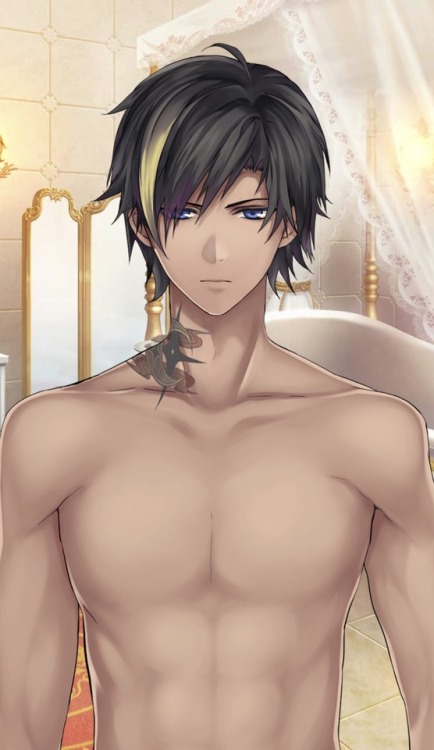 acrispyapple:for posterity! shirtless sprites from the current event in jp (恋するふたりのバスタイム) + the red 