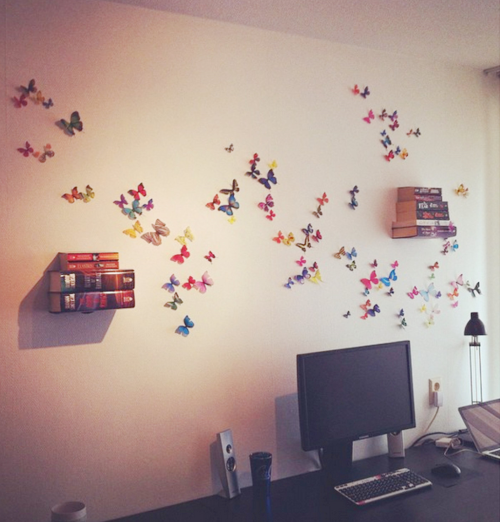 Sex sosuperawesome:  3D Wall Bats, Leaves and pictures