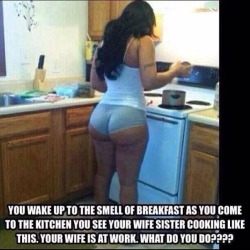 dayumshecangetit:  sbmc-hb:  Kick that bitch out the crib. Fuck you doing cooking my food w ya broke ass.  Best response yet