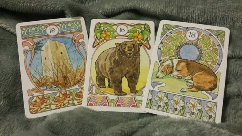 When you get a new lenormand deck…it still calls you out. :)