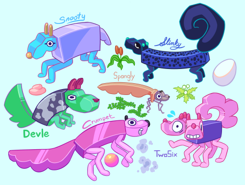 been playing a lot of this game called Wobbledogs, it’s so fun!! I drew some of my doggies I made in