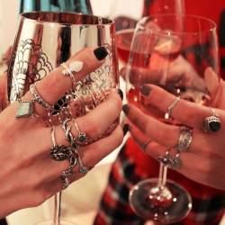 shopdixi:  ∘☾✧☽∘ Getting our stack on with Ice Queen magic at the Dixi Christmas Party! ∘☾✧☽∘ www.shopdixi.com #shopdixi 