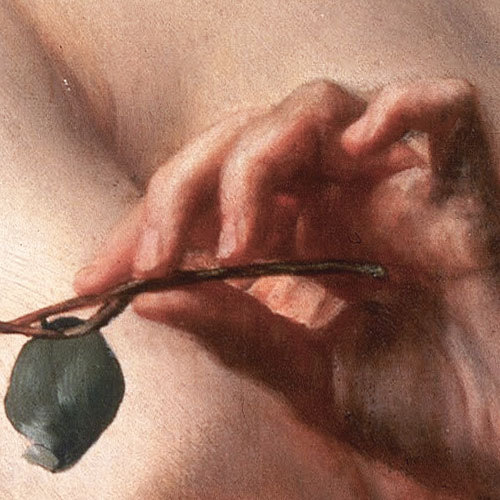 caravaggibro:Poynter, Edward John. Psyche in the Temple of Love. Detail. 1882. Oil on canvas. Walker