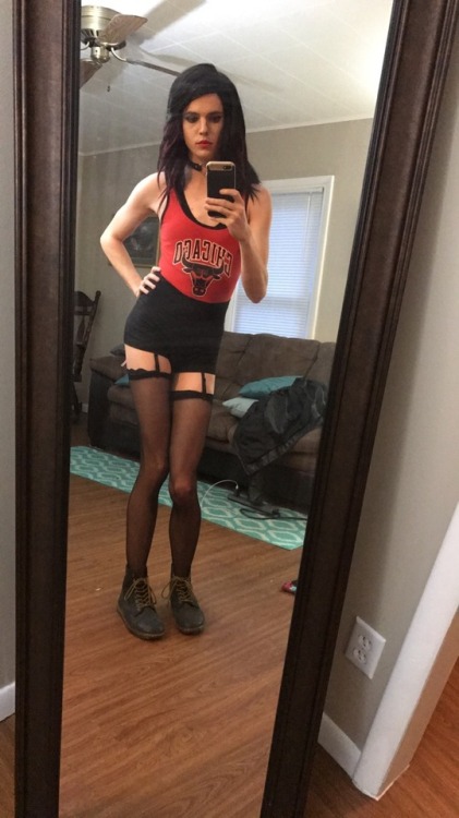 Outfit from last night. My wife kept playing with my butt and trying to pull my shorts up higher all