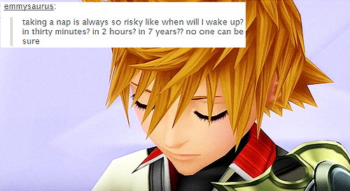 itsraininginsidemyheart:  Kingdom Hearts + Tumblr posts (II). 