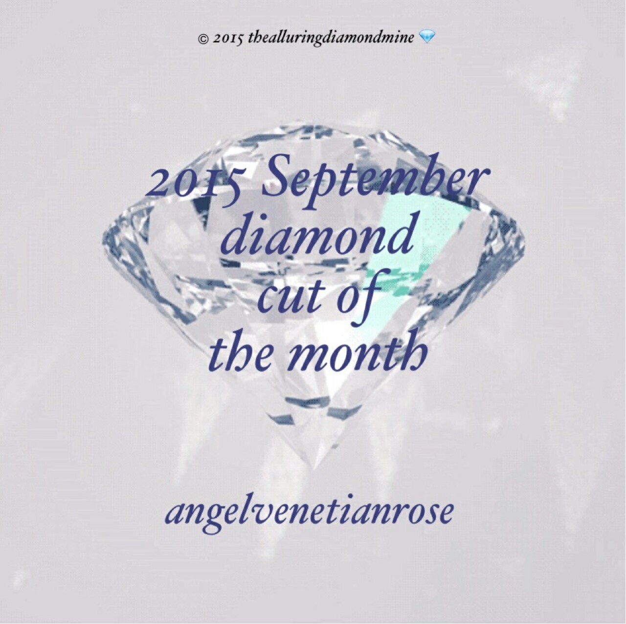 thealluringdiamondmine:  The Diamond Cut Of The Month For September 2015… The Sensual