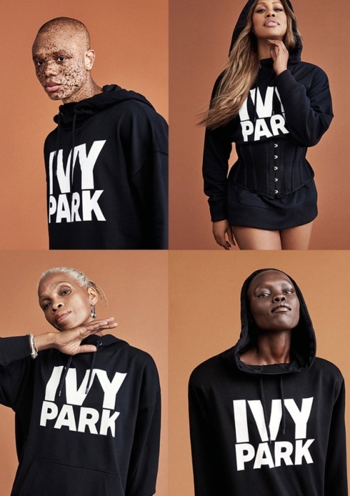 fuckrashida:Ralph Souffrant, Laverne Cox, Karen McDonald, and Grace Bol for Ivy Park Fall/Winter 201