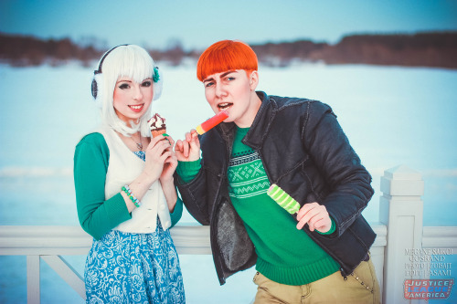 asamiryuichiart:My favorite part - icecream for Ice in ice desert (it’s a river) in Russia) an