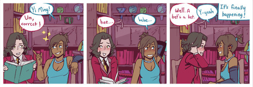 artsypencil: Asami &amp; Korra: College AU I love how this turned out! I’ll probably do a