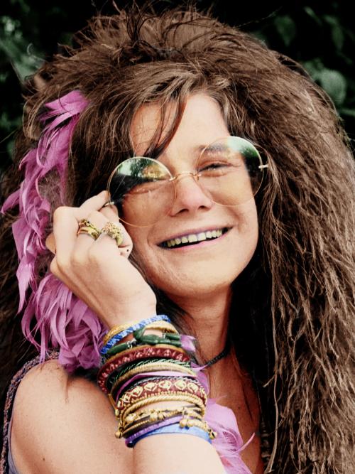 Colourized photos of Janis. (None of them were colourized by me!)