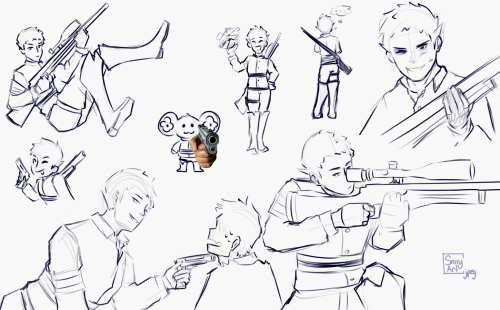 assorted dgs/tgaa au sketches i forgot to post to this account