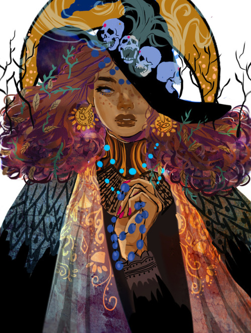 last witch illustrations I&rsquo;ll share online!! the rest of the illustrations ill work on jus